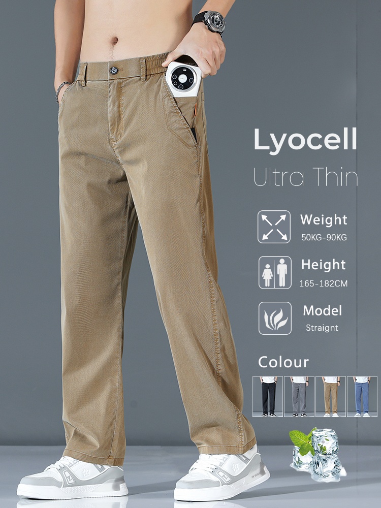 Summer Clothing Brands - Pantalones informales holgados de Lyocell ultrafinos