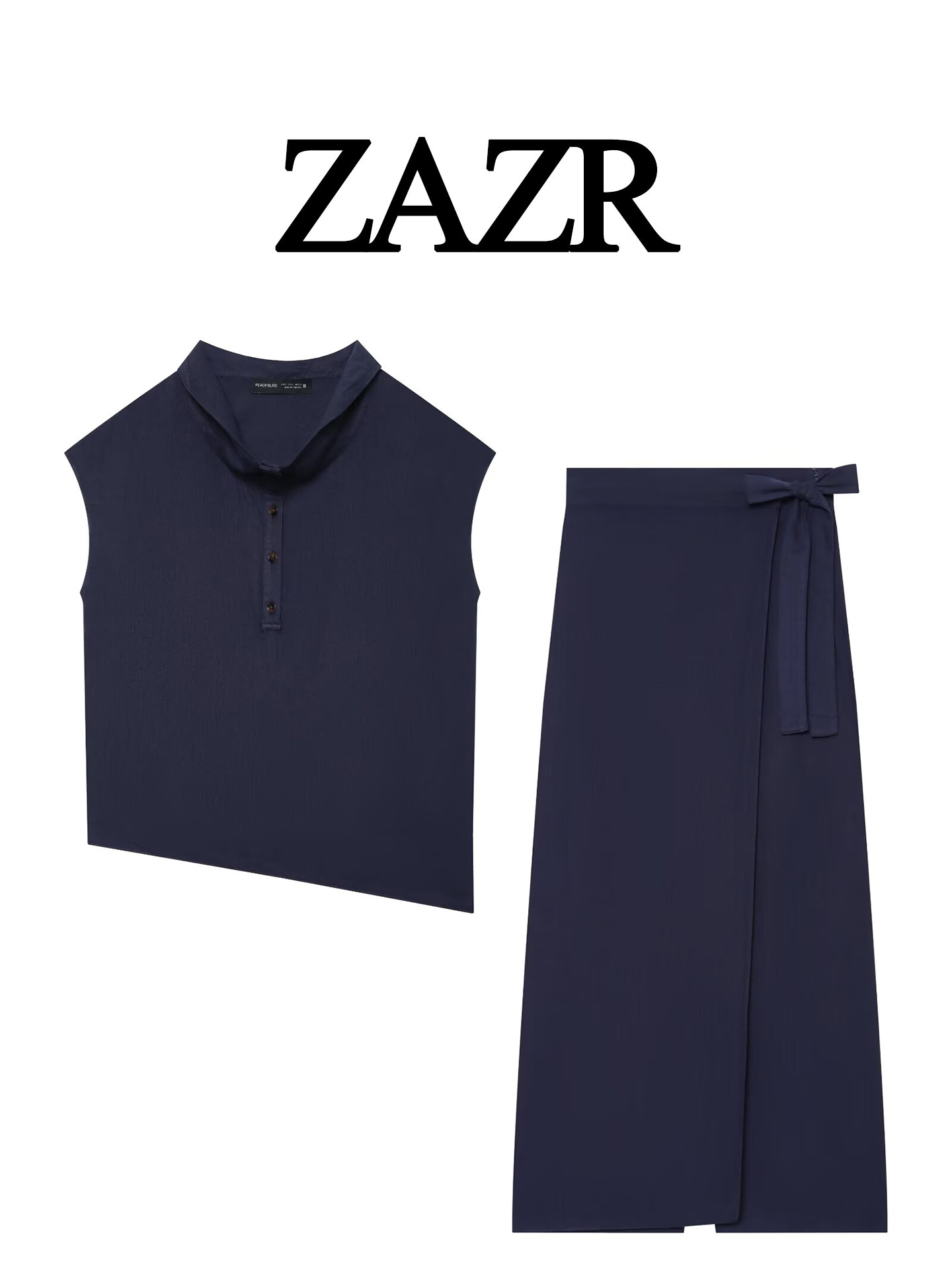 Summer Clothing Wraps - Conjunto Elegante de Camisa sin Mangas