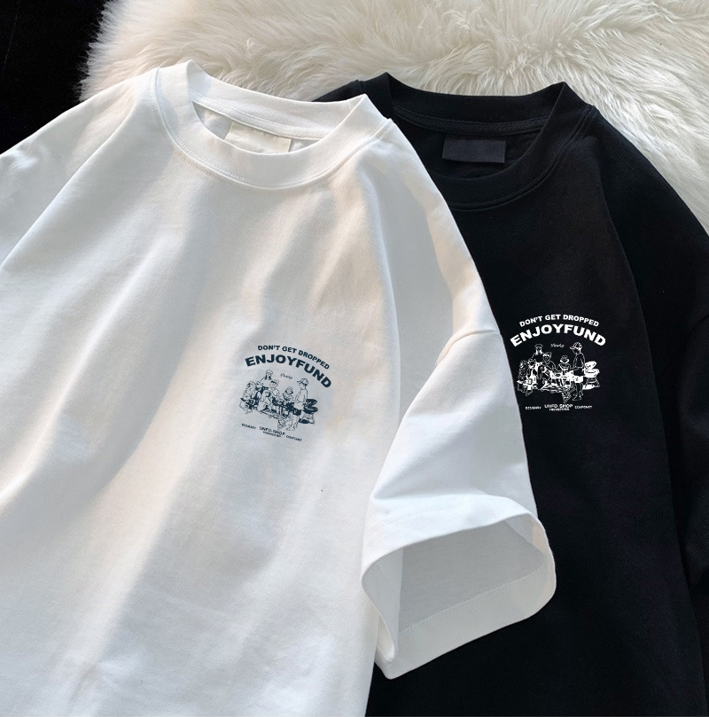 Summer Clothing Brands - Camiseta Holgada de Algodón Puro de