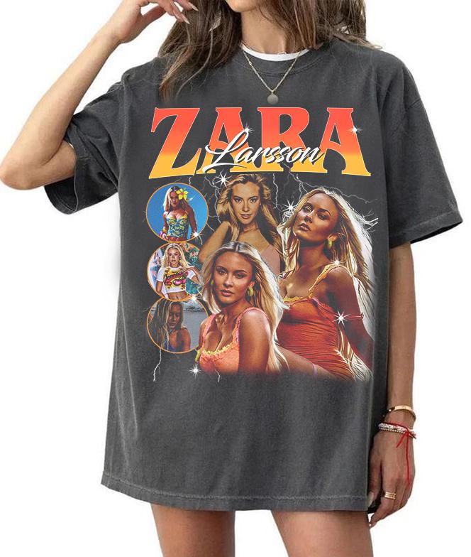 Camiseta retro de Zara Larsson - Summer Zara reseña y precio