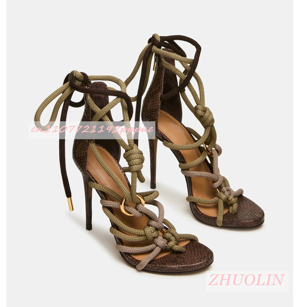 Sandalias de tacón alto con ti - Summer Clothing Stores reseña y precio